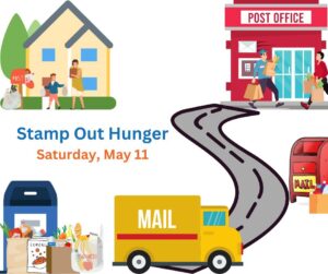 Stamp Out Hunger. Saturday May 11th